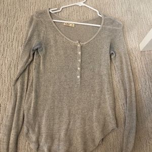 Tan long sleeve top